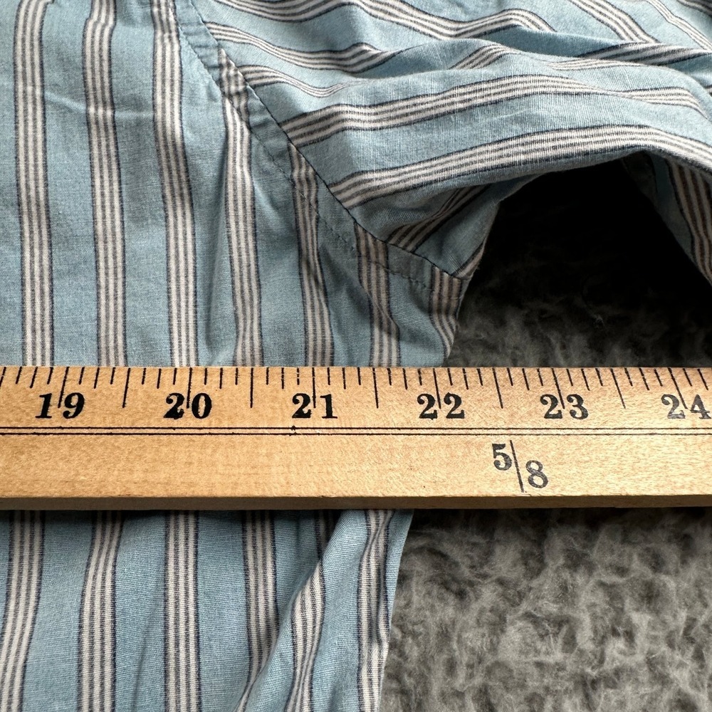 Reyn Spooner Men's Casual Button-Down Shirt Light Blue S Cotton Striped - Picture 6 of 9